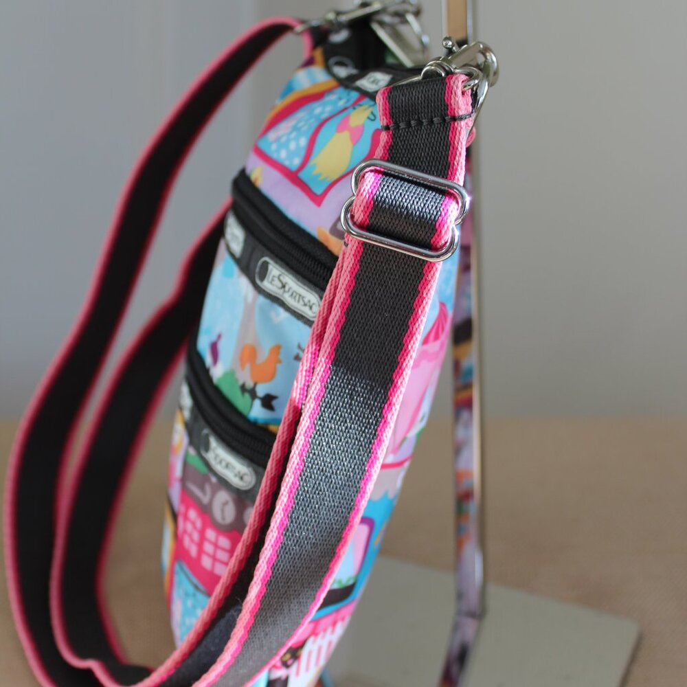 Lesportsac 3 zipper crossbody bag - Picture 5 of 11